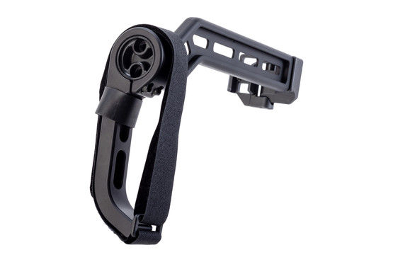 Folding pistol brace for Picatinny equipped firearms.